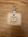 Vintage Quilt Bag Tag ~ Chosen & Loved
